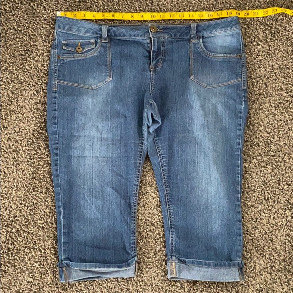 Denim capris size 17